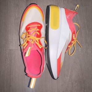 Nike Air Max Dia - Women's Athletic Sneakers - Pink and Yellow SIZE 8